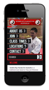 Karate-mobile-site